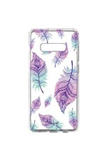 Hey Casey! Protective Case for Samsung S10e - Rainbow Feathers