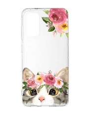 Hey Casey! Protective Case for Samsung S20 - Floral Kitty