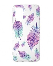 Hey Casey! Protective Case for Samsung S20 - Rainbow Feathers