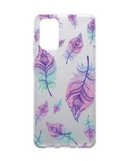 Hey Casey! Protective Case for Samsung S20 PLUS - Rainbow Feathers