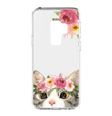 Hey Casey! Protective Case for Samsung S9 PLUS - Floral Kitty