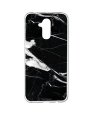 Hey Casey! Slim Fit Gel Case for Huawei Mate 20 Lite - Black Ice Marble