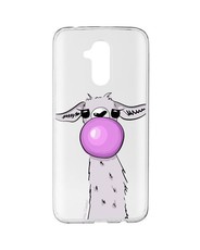 Hey Casey! Slim Fit Gel Case for Huawei Mate 20 Lite - Bubblegum Llama