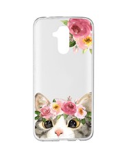 Hey Casey! Slim Fit Gel Case for Huawei Mate 20 Lite - Floral Kitty