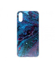 Hey Casey! Slim Fit Gel Case for Huawei P20 - Cobalt Galaxy Marble