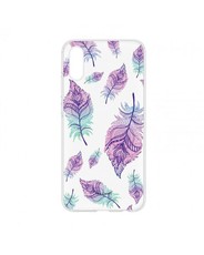 Hey Casey! Slim Fit Gel Case for Huawei P20 - Rainbow Feathers