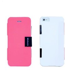 iPhone 5/5S/SE Karapace Sider Elli Capdase - Pink/White