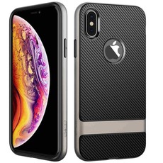 JETech Case for Apple iPhone X & iPhone XS, Carbon Fibre