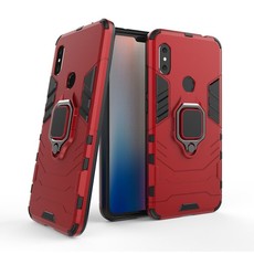 Kickstand Ring Stand Armor for Xiaomi Redmi Note 6 Pro Red