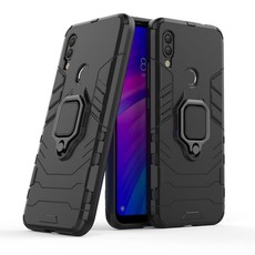 Kickstand Ring Stand Tiger Armor for Xioami Redmi 7 Black