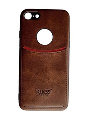 KLASS iPhone 7 & 8 Leather Case Cover with ID Credit Card Slot Holder