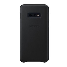 Leather Cover for Samsung Galaxy S10 E - Black