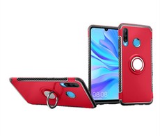 Magnetic Kickstand Ring Armor Case for Huawei P30 Lite Red