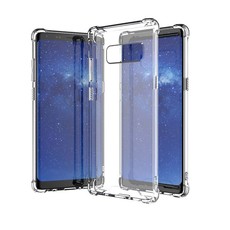 Nexco Shockproof Cover Case for Samsung Note 8 - Clear Transparent