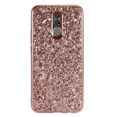 Powder Glitter Cover For Huawei Mate 20 Lite Rose Gold