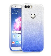 Protective Glitter Sparkle Bling Case for Huawei P Smart Blue