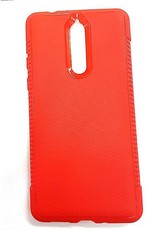 Red Back Cover/Pouch for Nokia 8