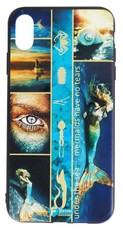 Red Devil iPhone XS Max Protective Flexible Back Cover - Mermaid Eyes