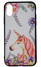 Red Devil iPhone XS Protective Flexible Back Cover - Unicorn