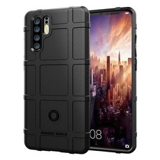 Rugged Shield Armor Matte Case for Huawei P30 Pro Black