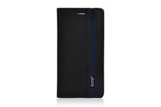 Scoop Executive Folio Case for Samsung Galaxy J1 Mini Prime - Black/Blue