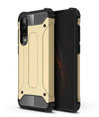 Shockproof Armor Case for Huawei P30 Gold