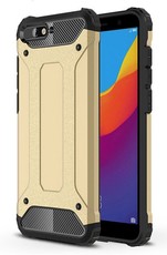 Shockproof Armor Case for Huawei Y6 2018 - Gold