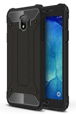 Shockproof Armor Case for Samsung Galaxy J4 - Black