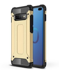 Shockproof Armor Case for Samsung S10 Plus Gold