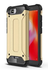 Shockproof Armor Case for Xiaomi Redmi 6A Gold