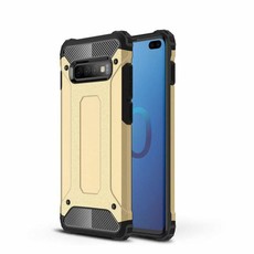 Shockproof Case for Samsung S10 Plus - Gold