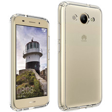 Shockproof Gel Cover Case for Huawei Y3 2018 - Clear