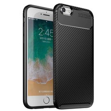 Tekron Premium Shock Resistant Slim TPU Carbon Case for iPhone 6S/6