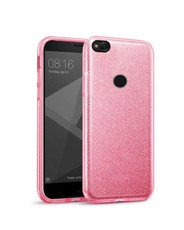 Tekron Protective Glitter Sparkle Bling Case for Xiaomi Redmi 4X - Pink