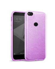 Tekron Protective Glitter Sparkle Bling Case for Xiaomi Redmi 4X - Purple