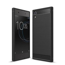 TUFF-LUV Protective Back Cover Case for Sony Xperia XA1 Ultra - Black