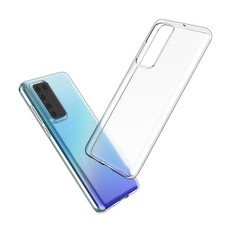 TUFF-LUV Protective Clear Gel Case for Huawei P40 Lite - Clear