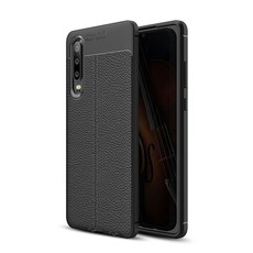 Ventilation Armor Rubber Gel Back Case for Huawei P30 Black