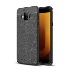 Ventilation Shockproof Case for Samsung Galaxy J7 Duo - Black