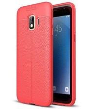 Ventilation Shockproof Rubber Case for Samsung J2 Core Red