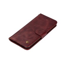 Vintage Faux Leather Flip Case for Samsung A50/A50s Brown