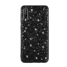 We Love Gadgets Black Powder Glitter Cover For Samsung Galaxy A70