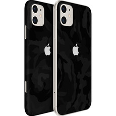 Wripwraps Black Camo Skin for iPhone 11 - Double Pack