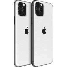 Wripwraps White Leather Skin For iPhone 11 Pro - Double Pack