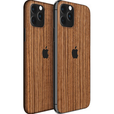 Wripwraps Zebra Wood Skin For iPhone 11 Pro - Double Pack