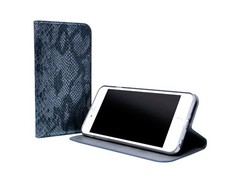 X-ONE Elegant Snake Pattern Phone Cover for iPhone 7 - Metalic Blue