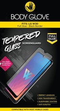 Body Glove Full Glue Tempered Glass Protector for LG W30 - Black