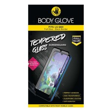 Body Glove LG Q60 Full Glue Tempered Screenguard - Black