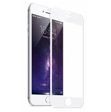 CellTime Full Tempered Glass Screen Guard for Apple iPhone 6 Plus White