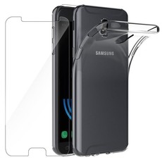 Digitronics Tempered Glass and Protective Clear Case for Samsung J5 PRO